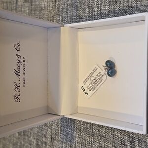 Belle de Mer only at Macy's Black Cultured Pearl Stud  Earrings Valentine's Day